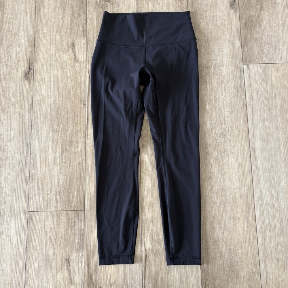 Lululemon Women's Size 6 Wunder Under High-Rise 7/8 Tight Black W5BP9S 26"